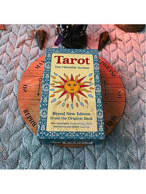 Tarot The Marseille Arcana Brand New Edition Deck & Booklet | Flame Tree Studio